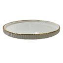 Ver mais imagens de Jogo de Xicaras com Bule para Chá e Café com Base Giratória em Porcelana Branca com Dourado