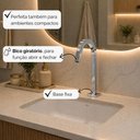 Ver imagem 4 de Torneira de Mesa P/ Lavatorio Bica Alta Tube Cromada