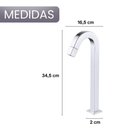 Ver imagem 3 de Torneira de Mesa P/ Lavatorio Bica Alta Tube Cromada