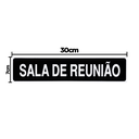 Ver imagem 2 de Combo 3 Placas De Sinalização Sala De Reunião 30x7 Acesso - A-428 F9e