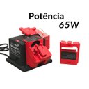 Ver imagem 2 de Afiador Amolador Multifuncional Faca Broca Motosserra Tesoura Elétrico 65W 220V Importway IWAAM65