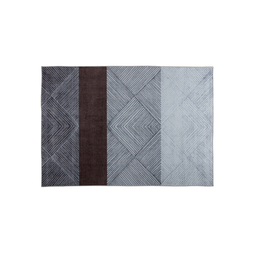 Tapete Sala Quarto 2,00m X 2,40m Antiderrapante Berlim Estampado Abstrato Linhas - 2