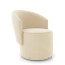 Ver imagem 6 de Poltrona Decorativa Orgânica Fixa para Sala Kit 2 Malu Suede M11 - D’Rossi