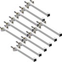 Ver imagem 1 de 12 Suportes Refletor Base Reta Braço 70 Cm 12 Cjts - Branco