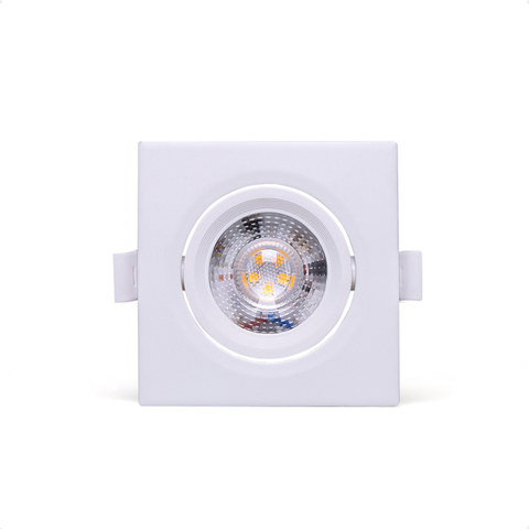 Spot de Led Embutir Alltop Mr16 Quadrado 5w Bivolt Taschibra 6500k