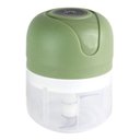 Ver imagem 3 de Mini Processador Triturador de Alimentos Elétrico Copo Duplo Verde