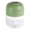Mini Processador Triturador de Alimentos Elétrico Copo Duplo verde - 3
