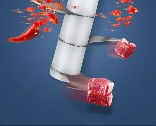 Ver imagem 6 de Mini Processador Triturador de Alimentos Elétrico Copo Duplo Verde