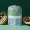 Mini Processador Triturador de Alimentos Elétrico Copo Duplo verde - 2