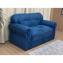 Ver imagem 4 de Sofá 2 e 3 Lugares Azul 410 Viena