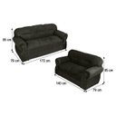 Ver imagem 7 de Sofá 2 e 3 Lugares Azul 410 Viena