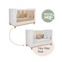 Ver imagem 3 de Berço Americano 2 em 1 100% MDF Sofá para Colchão 130x70cm Multimóveis Crper-BER003 Branco/