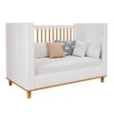 Ver imagem 6 de Berço Americano 2 em 1 100% MDF Sofá para Colchão 130x70cm Multimóveis Crper-BER003 Branco/