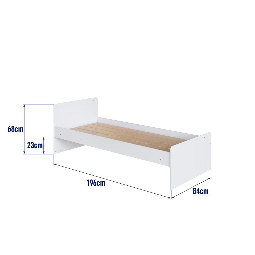 Berço Cama Multifuncional S/ Auxiliar 196cm sem Colchão Linha Bb Bb680 Completa Móveis - 2