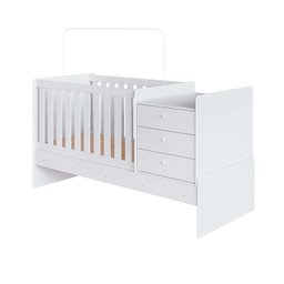 Berço Americano Multifuncional com Trocador e Cômoda Cor:branco - 2