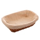 Ver imagem 1 de Cesta Retangular com Forro Lyor de Rattan Plástico 24cm