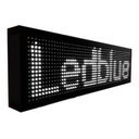 Ver imagem 2 de Painel Letreiro Led 130x20 Branco Wi-fi App Prova D'agua:220v