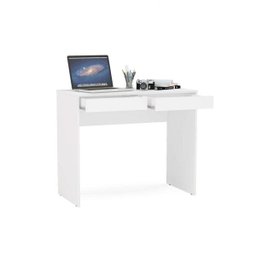 Escrivaninha 2 Gavetas Tijuca 90cm Branca Politorno - 4