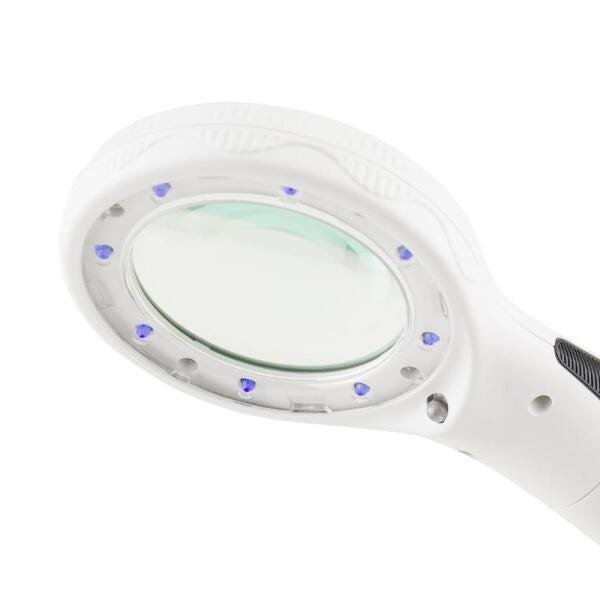 Lupa de Mão Portátil com Iluminação Uv e LED Slp193 Solver para Estética - 4