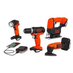 Kit de Ferramentas Black + Decker Go Pack, 4 em 1 - BDCK502C1-B3 - 1
