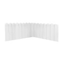 Ver imagem 1 de Cabeceira Painel Cama Queen Box Nuvem Suede Sandy 160 Cm:branco