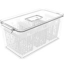 Ver imagem 6 de Kit 3 Organizadores de Geladeira Dry Coza Frutas Verduras Temperos 6 3,2 e 2,3l