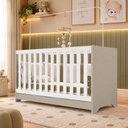 Ver imagem 1 de Berço 3 em 1 para Colchão 60x130cm Pipoca Multimóveis BB0527 - Off White/Branco