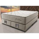 Ver imagem 1 de Cama Box King Colchão Euro + Box 193x203x71 Molas Ensacadas Cama inBox Ocean Bege