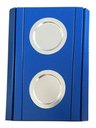 Ver imagem 3 de Kit 04 Esteira Decorativa Laqueada Sofá Alumínio Azul Bic