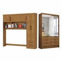 Ver imagem 1 de Guarda Roupa Casal Modulado Sevilha Premium Carioca Móveis Cinamomo