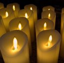 Ver imagem 2 de Conjunto 4 Velas Led Fina G Parafina Movimento Chama Viva
