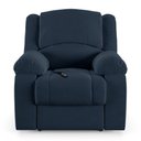 Ver imagem 1 de Poltrona do Papai Reclinável Sala de Cinema Barcelona Controle Power Elétrico Usb Veludo Azul G23 En