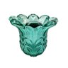 Vasinho Verde Esmeralda 8,5x9cm Vaso Vidro Flor Decoração P - 1