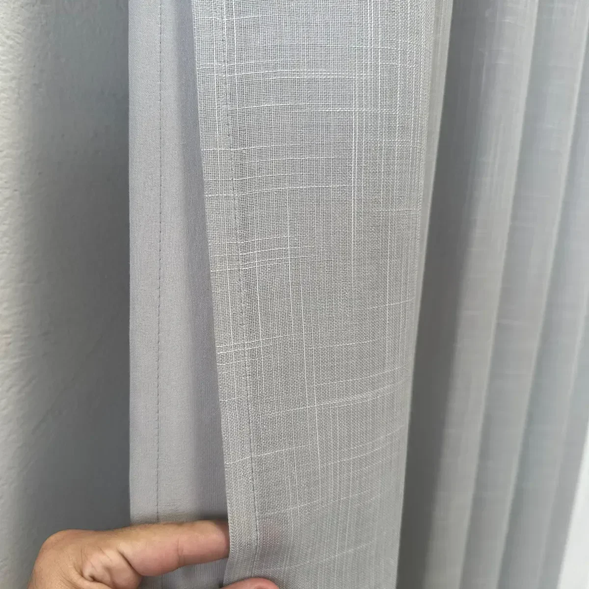 Ver imagem 5 de Cortina Gaze de Linho Sala Quarto com Forro 2,80x1,80 Cinza