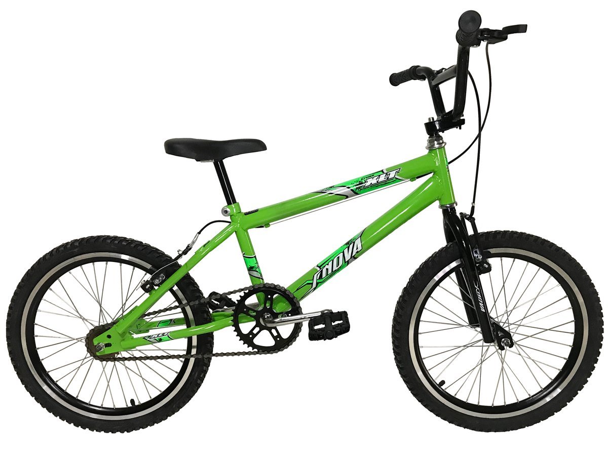 Bicicleta Infantil Aro 20 Aero Cross Freestyle - Xnova - Verde