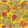 Papel de Parede Caveira Mexicana Amarelo Autocolante 3m - 1