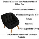 Ver imagem 3 de Kit 2 Poltrona California para Sala Veludo Amamentação Papai