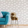 Papel de Parede Quarto Bebe Nuvem Rosa Branco Adesivo 3 mts - 5