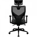 Ver imagem 2 de Cadeira Ergonomica Yama1 Preta/cyan Thunderx3