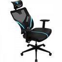 Ver imagem 3 de Cadeira Ergonomica Yama1 Preta/cyan Thunderx3