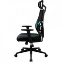 Ver imagem 5 de Cadeira Ergonomica Yama1 Preta/cyan Thunderx3