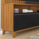 Ver imagem 7 de Estante Home Nt1340 Freijó Trend/preto Tx Notável Móveis