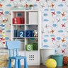 Papel Parede Dinossauro Quarto Montessoriano Bebe rolo 3 mts - 4