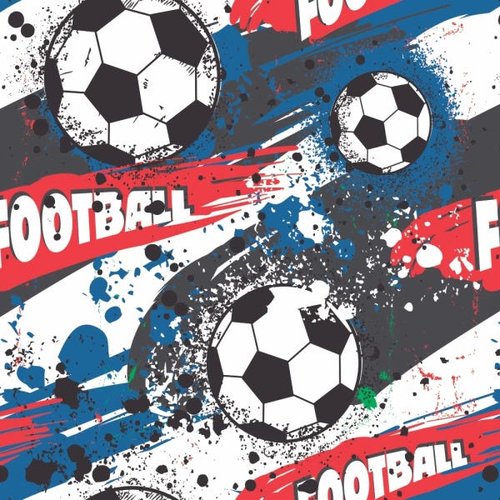 Papel de Parede Foto Mural Infantil Bola de Futebol Campo