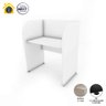 Estação de Trabalho Atendimento Indivual 93,6cm Branco F5 - 4