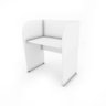 Estação de Trabalho Atendimento Indivual 93,6cm Branco F5 - 3