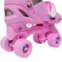 Ver imagem 6 de Patins Infantil Clássico Quad 4 Rodas Roller de Rua Feminino Rosa Importway BW-016-R - 35