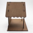 Ver imagem 4 de Casa Rústica Presépio Mdf 15 Cm - Casa de Madeira Artesanal