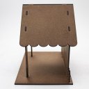 Ver imagem 2 de Casa Rústica Presépio Mdf 15 Cm - Casa de Madeira Artesanal