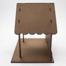 Casa Rústica Presépio Mdf 15 Cm - Casa de Madeira Artesanal - 2